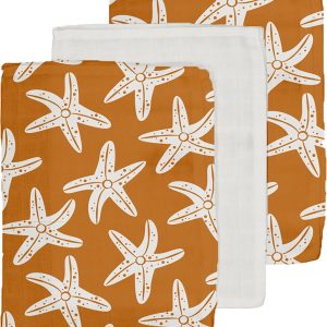 WASHANDJES HYDROFIELE SEA STARS 20X15 CM - SET