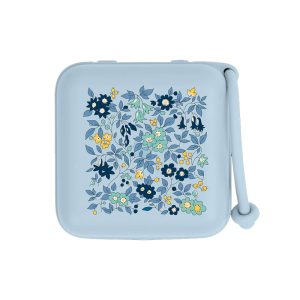 Portachupetes BIBS Liberty Chamomile Lawn Baby Blue
