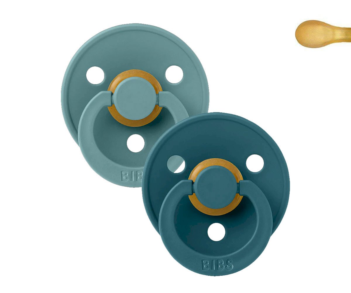 2 Chupetes BIBS Colour Simétrica Island Sea/Forest Lake 0-6 M - Imagen 3