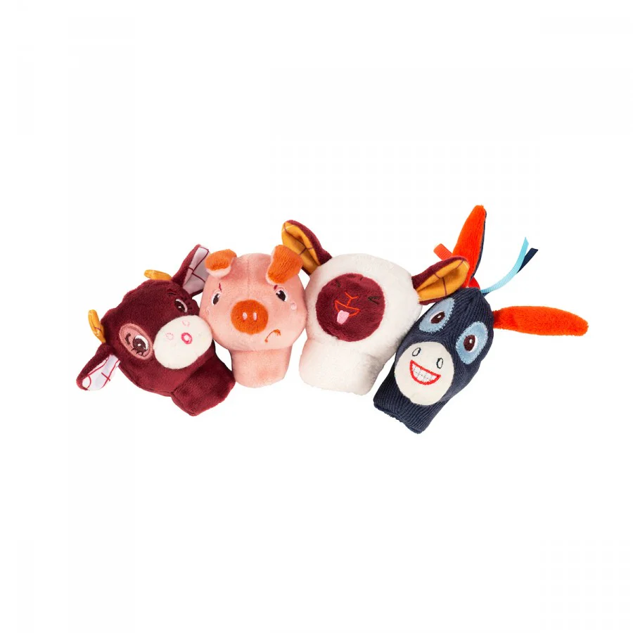 MARIONETAS DE DEDO ANIMALES DE LA GRANJA (4) - Imagen 2