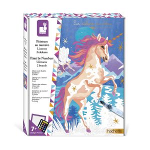 PINTURA POR NÚMEROS UNICORNOS