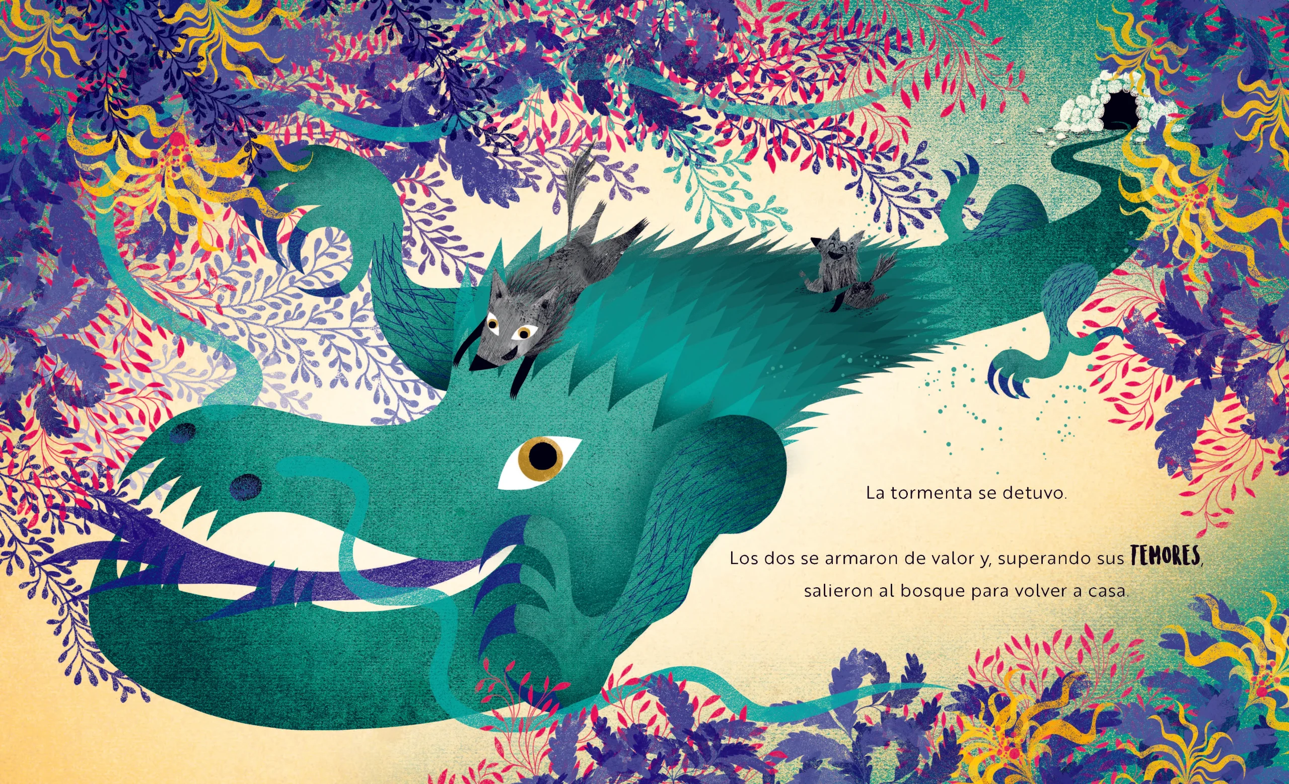 LIBRO EL LOBO MIEDOSO - Imagen 3