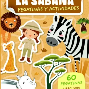 LIBRO PEGATINAS Y ACTIVIDADES "LA SABANA"