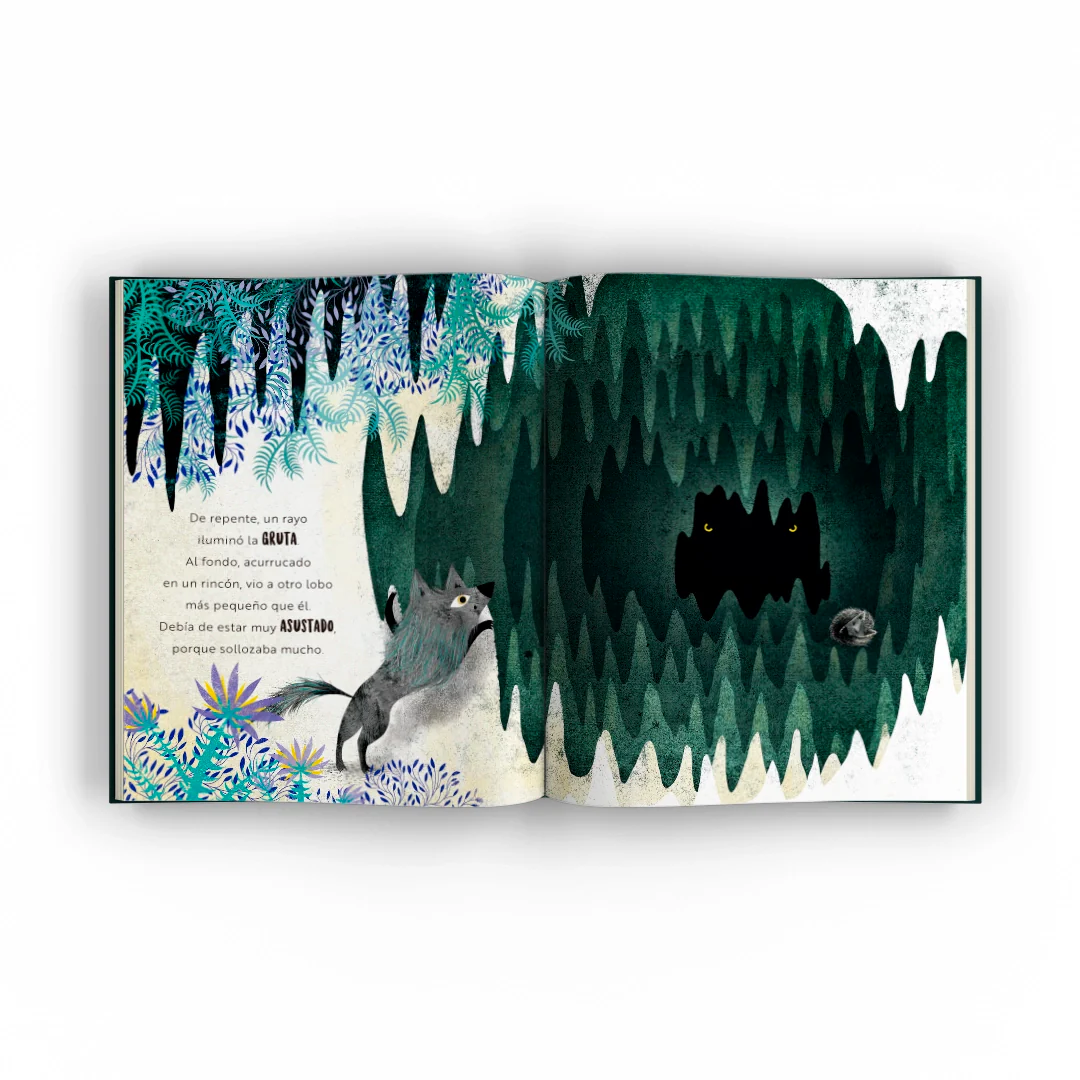 LIBRO EL LOBO MIEDOSO - Imagen 2