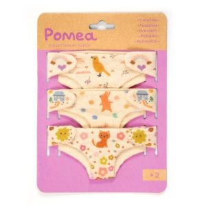 CONJUNTO DE 3 PAÑALES - POMEA