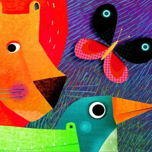 PUZZLE GIGANTE EL DESFILE DE LOS ANIMALES DJECO