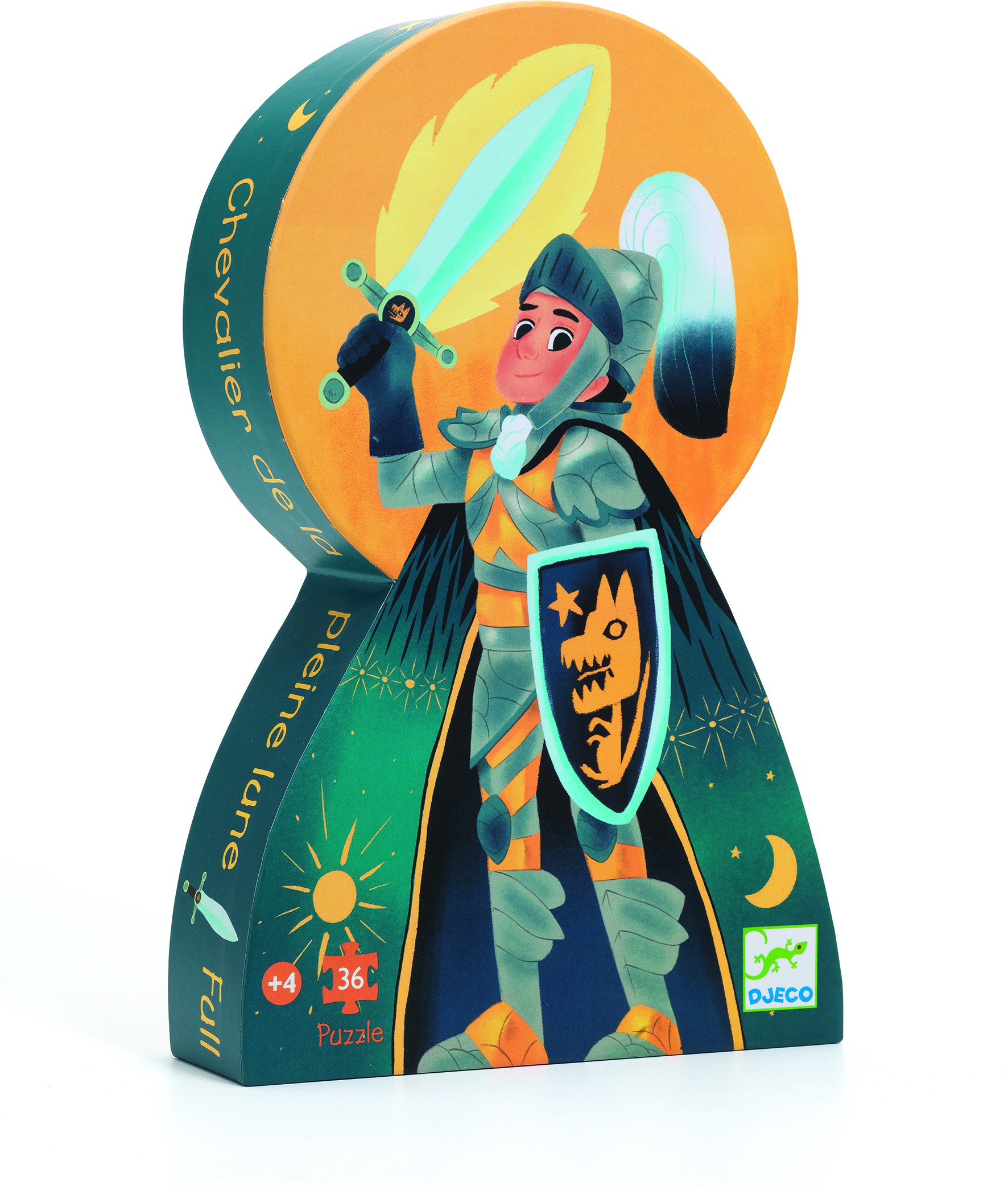 PUZZLE SILUETA EL CABALLERO DE LA LUNA LLENA