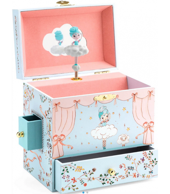 CAJA DE MUSICA DE BAILARINA DJECO EN ESCENA