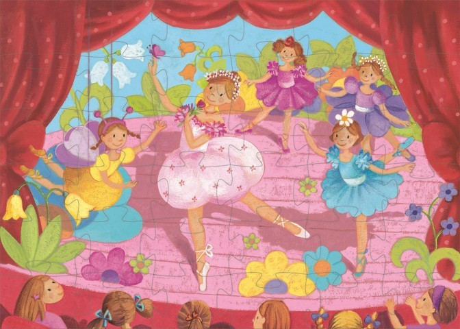 PUZZLE SILUETA LA BAILARINA - Imagen 2