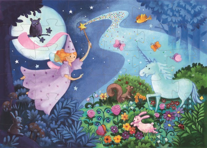 PUZZLE SILUETA LA HADA - Imagen 2