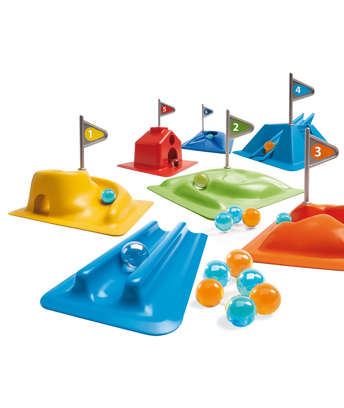 JUEGO HABILIDAD GOLF - MINIGOLF CON CANICAS - Imagen 2