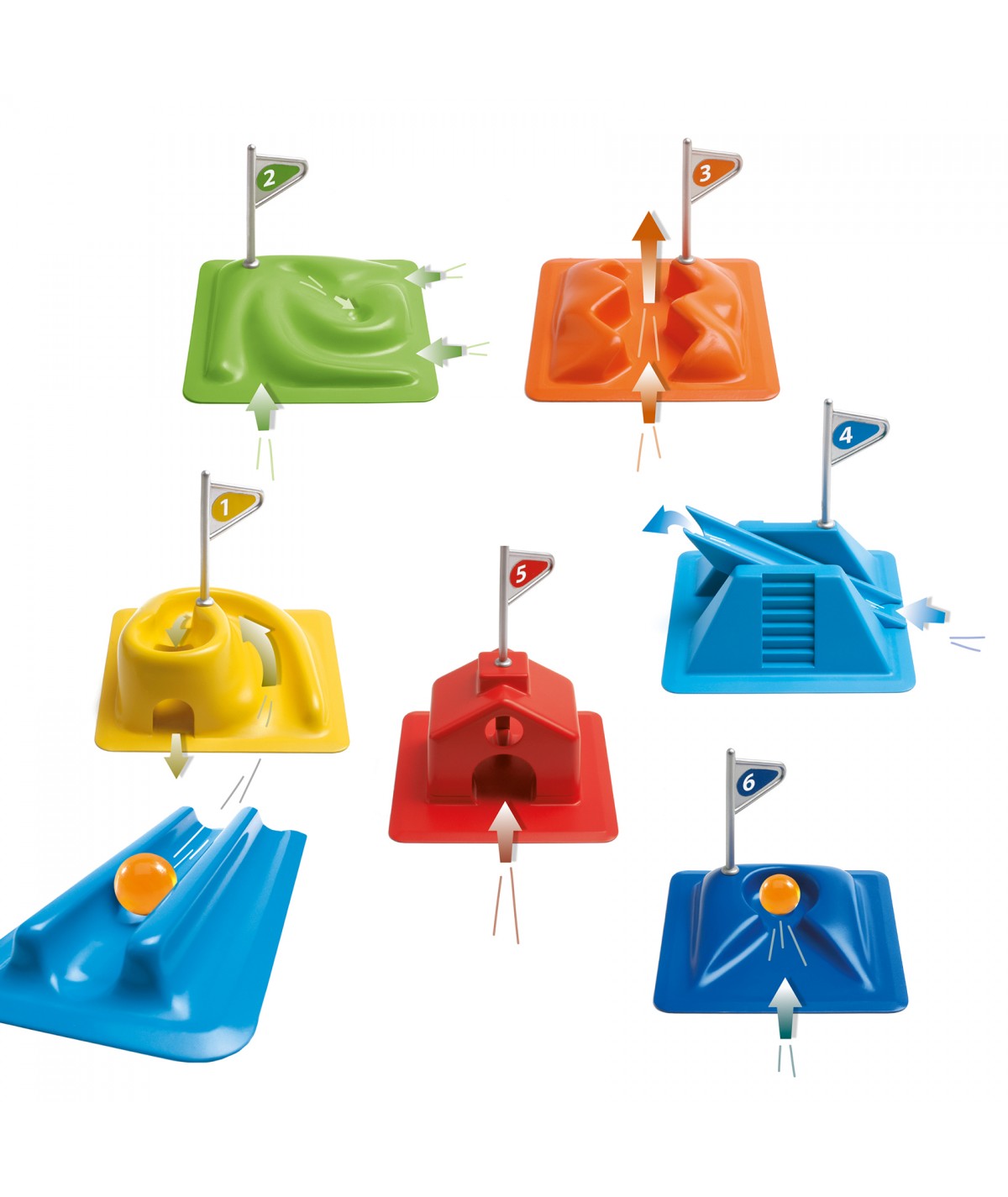 JUEGO HABILIDAD GOLF - MINIGOLF CON CANICAS - Imagen 3