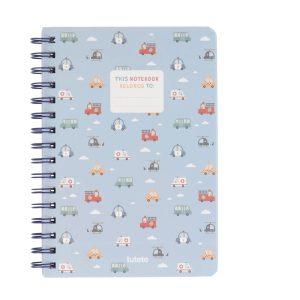 LIBRETA ESCOLAR CITY CARS