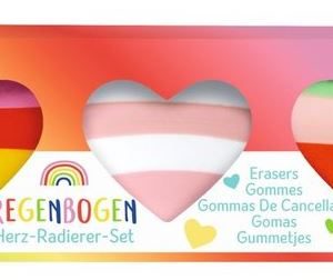 GOMAS BORRAR CORAZON ARCOIRIS