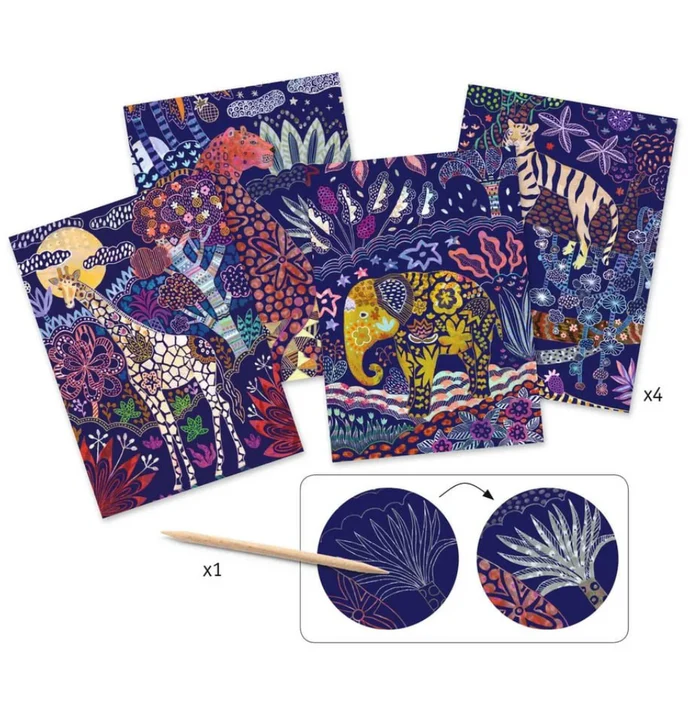 CUADROS PARA RASCAR NATURA EXUBERANTE - Imagen 2