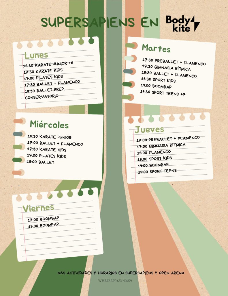 SUPERSAPIENS HORARIO BODYKITE