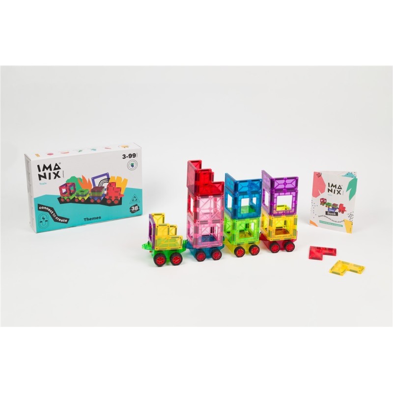 IMANIX TRAIN CON VAGONES 38 PIEZAS