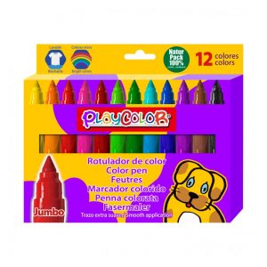 ROTULADOR COLOR JUMBO BASIC 12 UNIDADES-PLAYCOLOR