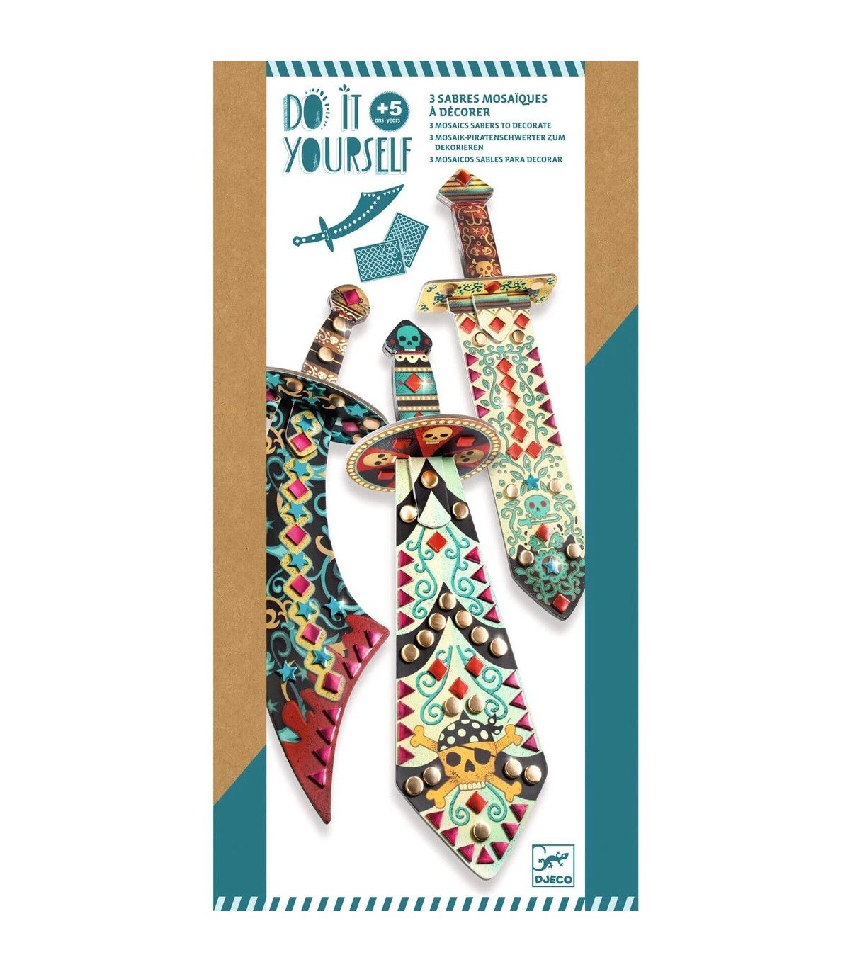 KIT DIY PARA DECORAR SABLES PIRATAS