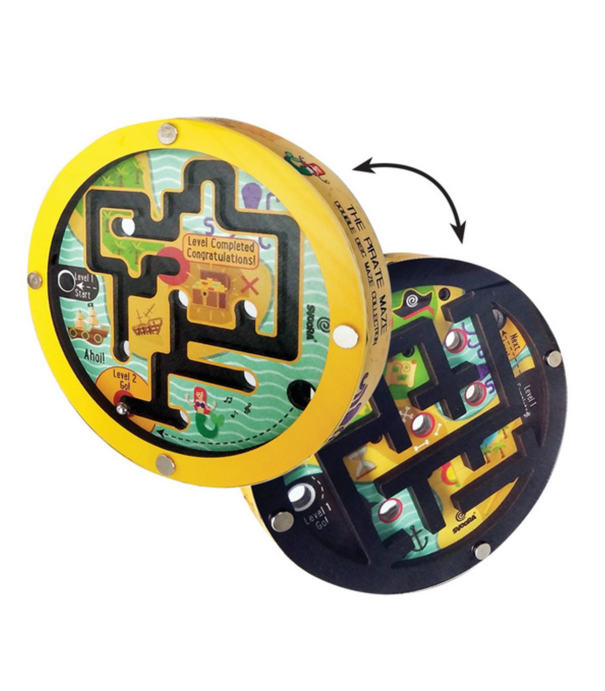 DOBLE DISCO LABERINTO PIRATE MAZE