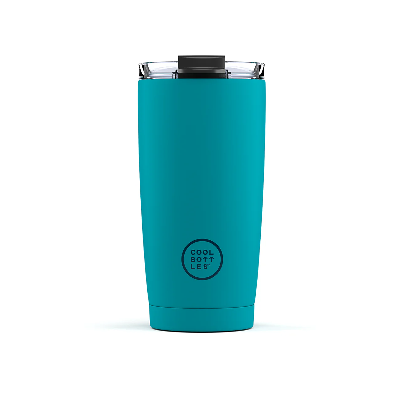 VASO DE ACERO INOXIDABLE, COLOR VIVID TURQUOISE 550 ML