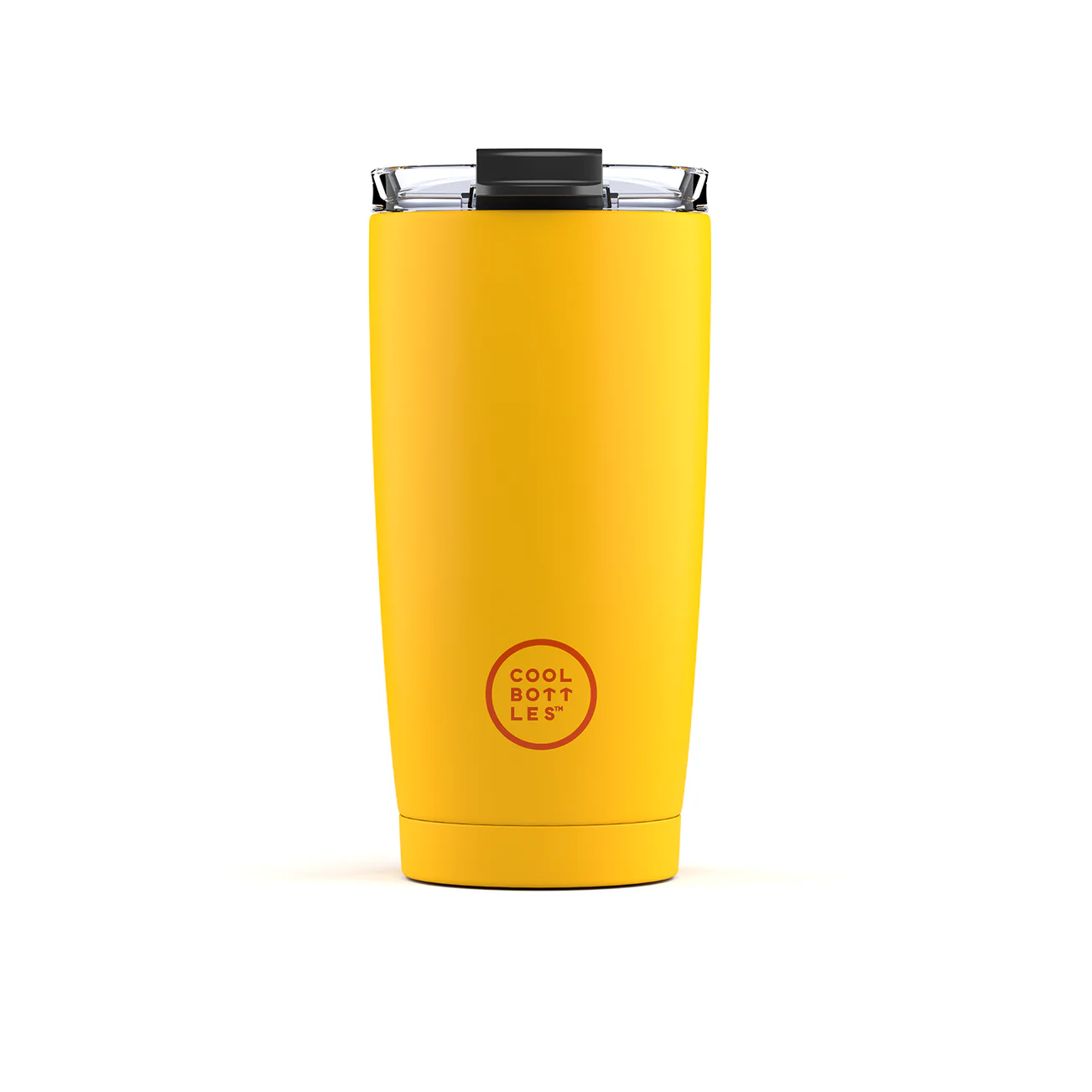 VASO DE ACERO INOXIDABLE, COLOR VIVID YELLOW 550 ML